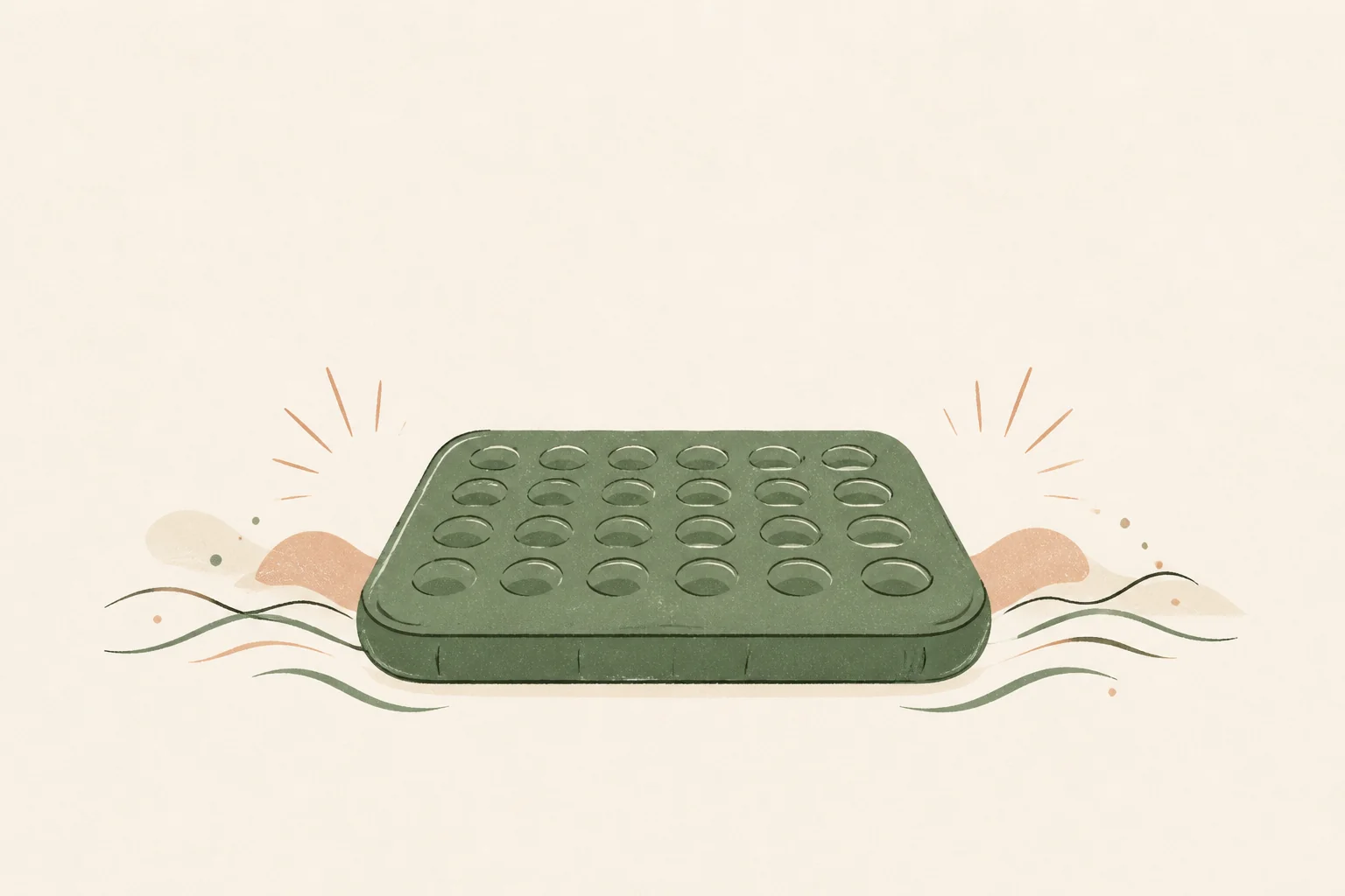 Comprendre si un matelas gonflable est adapté pendant la grossesse, jusqu’à quel stade l’utiliser, et comment l’associer à d’autres solutions de confort en l...